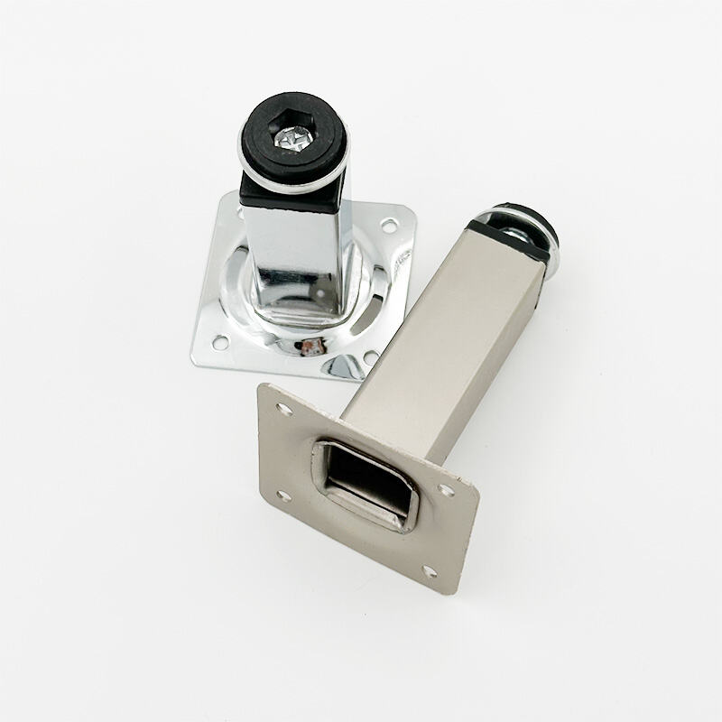 Wejoy Home Furniture Metal Pipe Furniture Legs Adjustable Height Bed Base Foot Chrome Table Leg Cabinet Sofa Leg