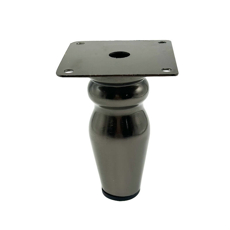 Wejoy Factory Gourd Shaped Steel Gun Black Bed Support Legs Coffee Table Legs