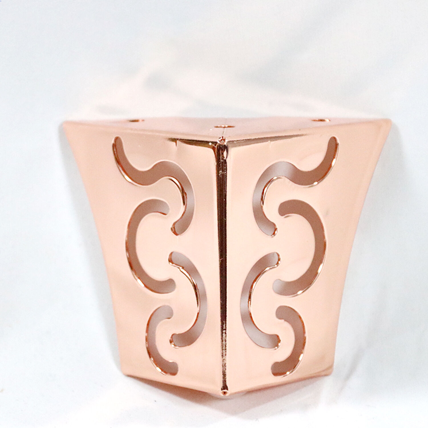 Wejoy Furniture Accessories 8 10cm Carved Flower Pattern Hollow Metal Cabinet Sofa Legs Feet