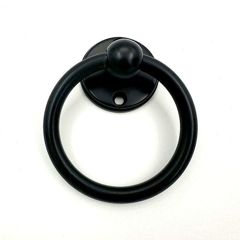 Poignées rondes noires Wejoy, fabriquées en usine, pour portes et tiroirs de meubles, quincaillerie noire mat pour armoires de cuisine