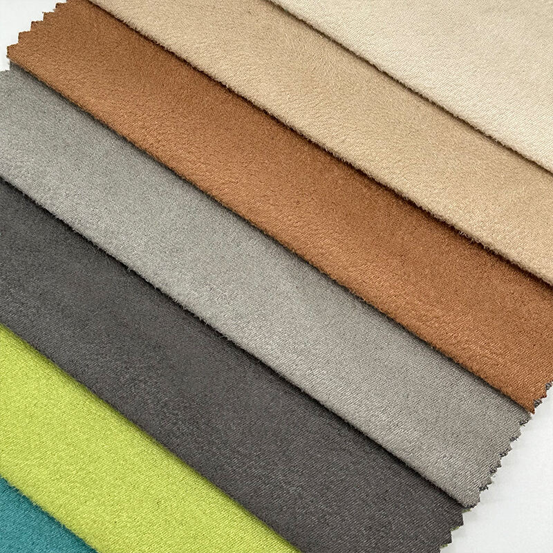 Wejoy kvalitet 100 % polyester 220 g/m² falsk läder syntetiskt skinnläder tyg