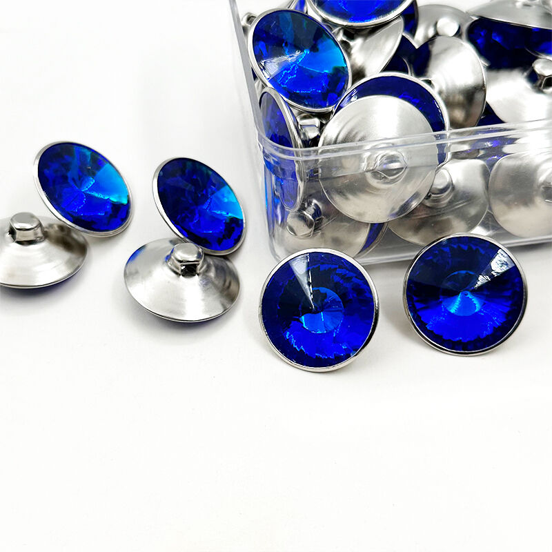 Wejoy Qualitäts-Saphir-Kristall-Diamant-Rundknopf für Möbel-Polsterung