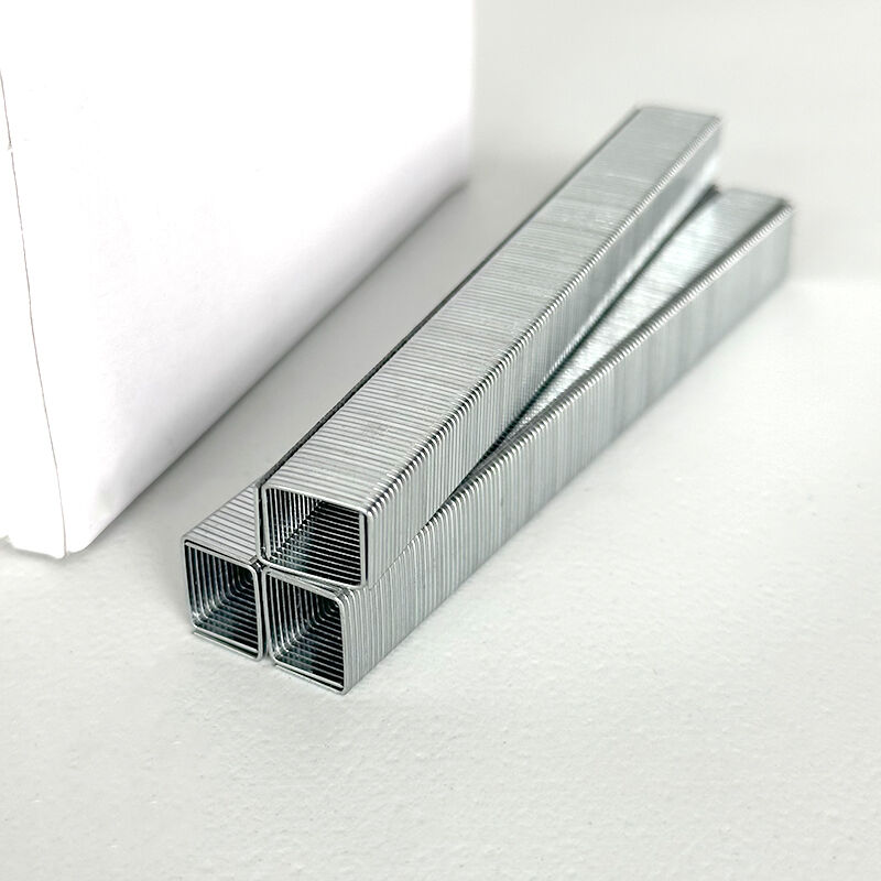 Wejoy 21 Gauge 8010 Staple 10mm Leg Length Upholstery Staples Fine Wire Crown Staple Pneumatic Staple for Sofa Furniture Wood Frame Hardware Tool Fastener U Shaped Nail Staple Gun Nail