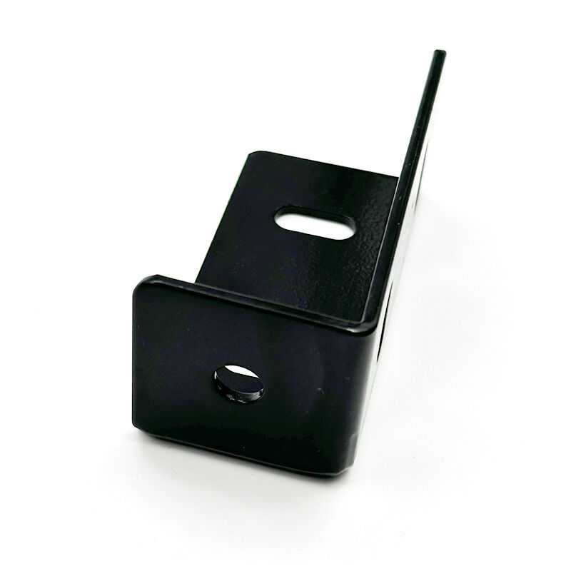 مكون تثبيت من وي جوي بزاوية ٩٠ درجة، مفصلات موصل سوداء لتثبيت الشرائط الخشبية، وأجزاء هاردويير متينة على شكل زاوية