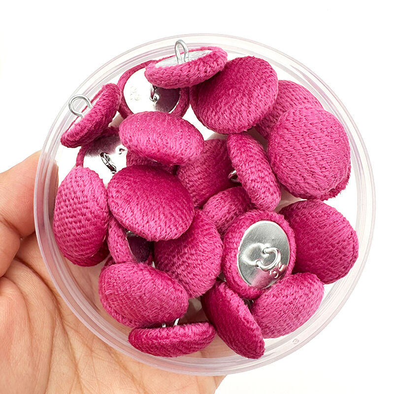 Wejoy Multiple Color 17.8mm Button 19mm Cover Fabric Covered Button for Upholstery