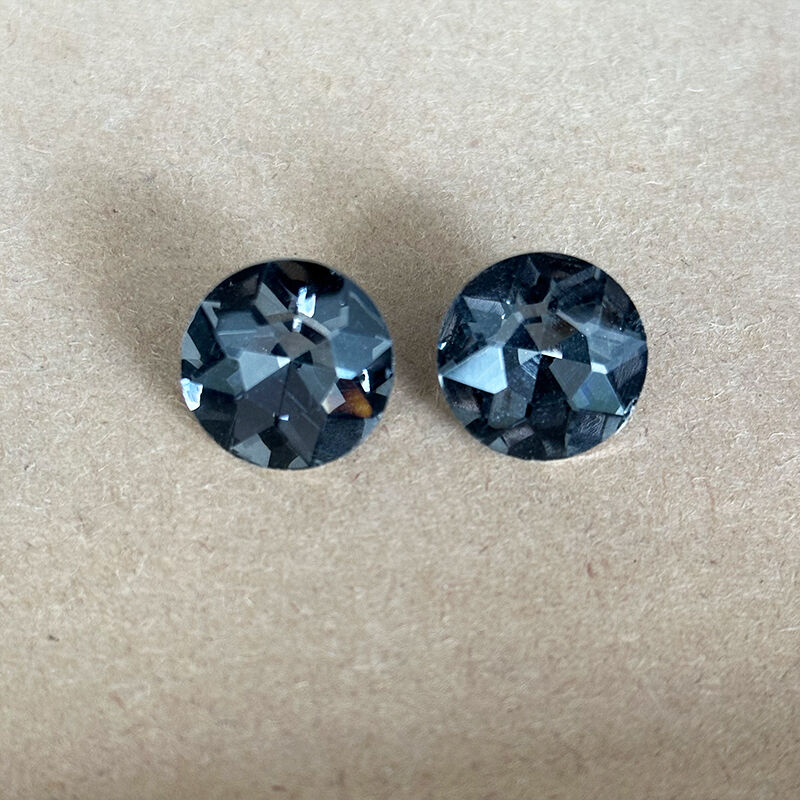 Wejoy Wholesale Sofa Accessories 25MM Black Glass Crystal Button for Furniture Upholstery