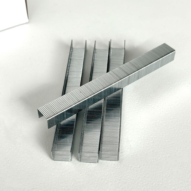 Wejoy 21 Gauge 8010 Staple 10mm Leg Length Upholstery Staples Fine Wire Crown Staple Pneumatic Staple for Sofa Furniture Wood Frame Hardware Tool Fastener U Shaped Nail Staple Gun Nail