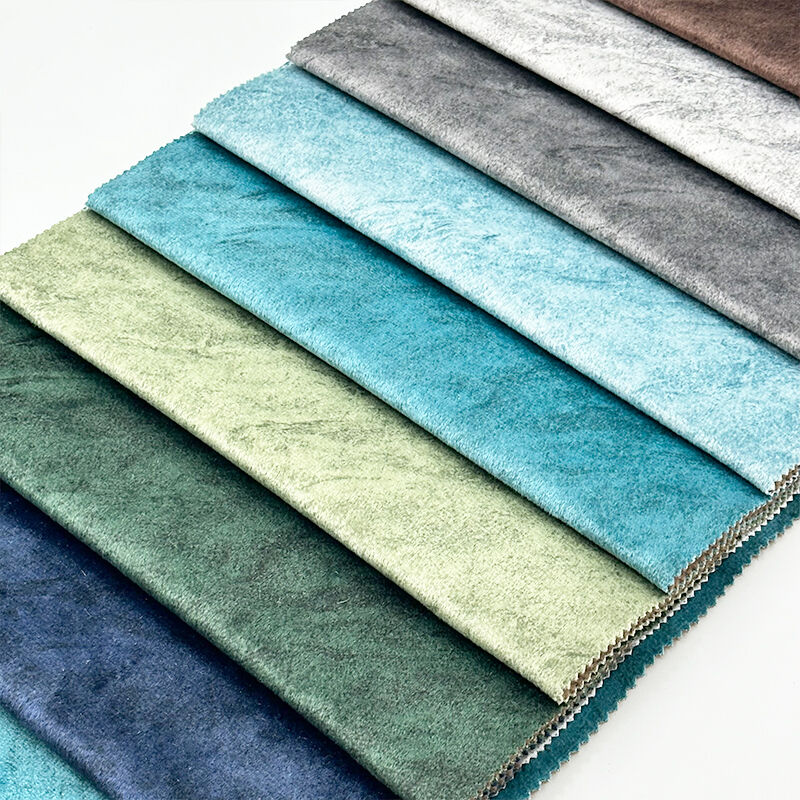 Wejoy Home Textile Floral Printed Plush Velvet Spandex Fabric for Sofa Chair Upholstery