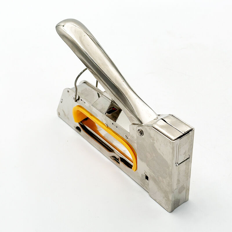 Wejoy Manual 1008F Staple Gun Heavy Duty Hand Tacker Upholstery Stapler Portable Universal Nail Machine U Shaped Nail Gun for Furniture Sofa Woodworking Door Code Nail