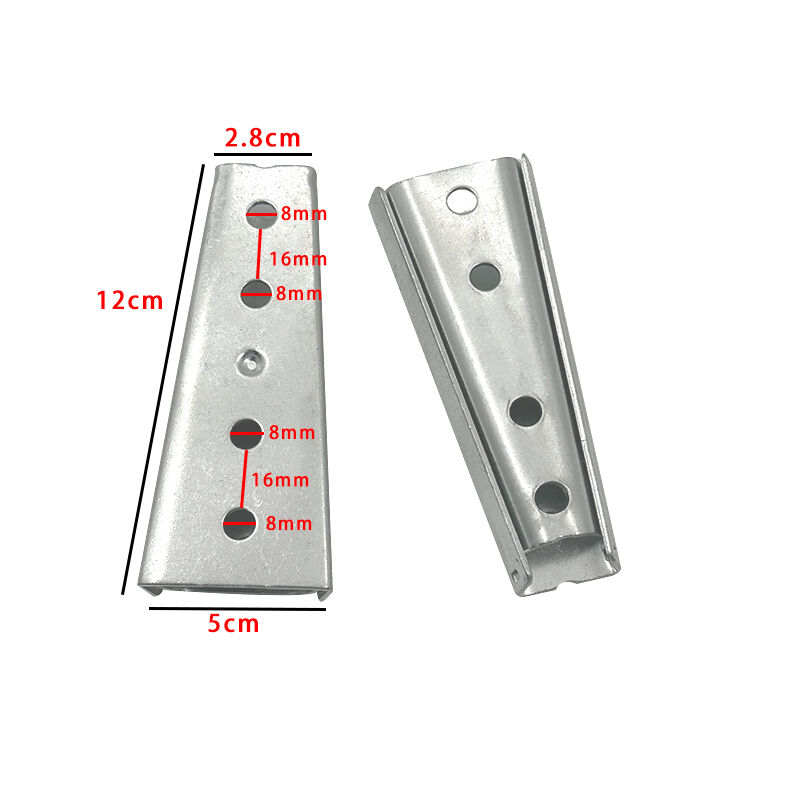 Accessoires de quincaillerie personnalisés Wejoy en forme de V pour canapés, charnières robustes pour canapés fixes, connecteur métallique pour meubles, articulation métallique, support repliable