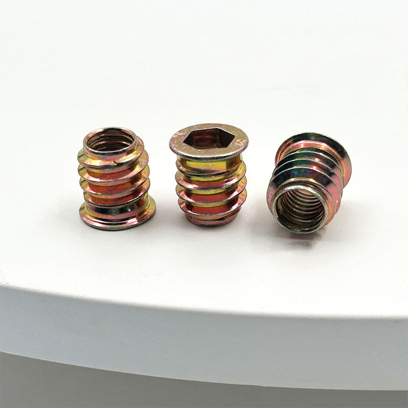 Wejoy Stock M8*15mm Internal External Teeth Injection Countersunk Hex Fasten and Nut