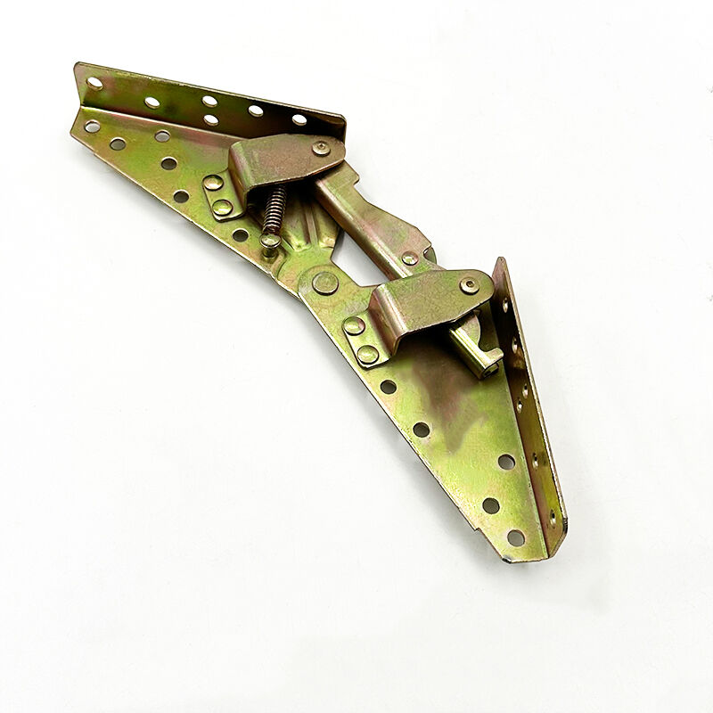 Charnière polyvalente galvanisée, épaisseur 2,0 mm, longueur 300 mm, pour réglage de canapé, mécanisme lourd à trois positions angulaires, quincaillerie pour canapé-lit, charnière pliante pour meubles, destinée au dossier de fauteuil inclinable