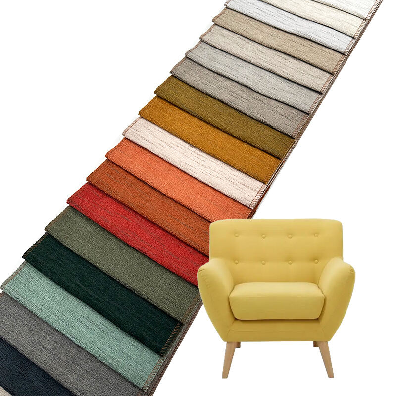 Wejoy Custom Chenille Velvet Upholstery Fabric Sofa Knitted Polyester Soft