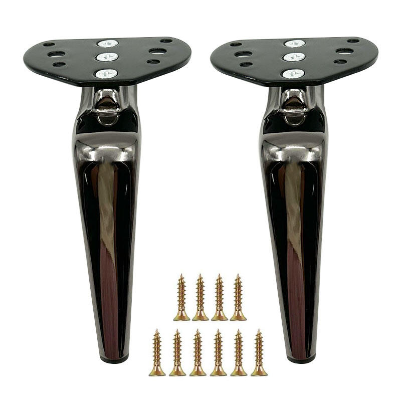 Wejoy sofa Legs Modern Tapered Luxury Support Steel Furniture Feet BedSide Chrome Metal Bed Cabinet Gold Legs Sofa for Sofa Furniture