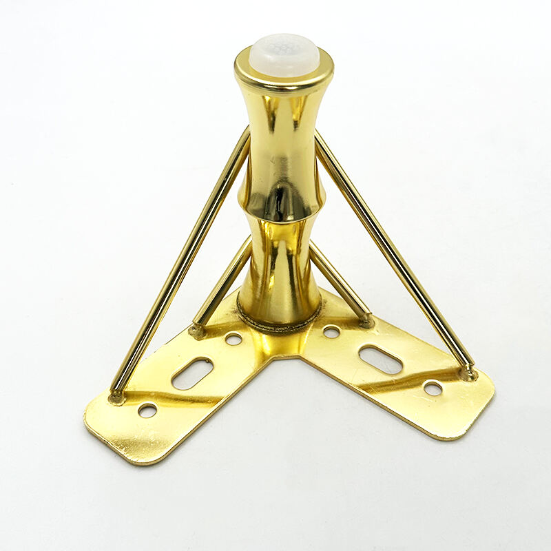Wejoy Luxury Style Gold Chrome Furniture Sofa Legs Cabinet Bed Legs Furniture Accessories