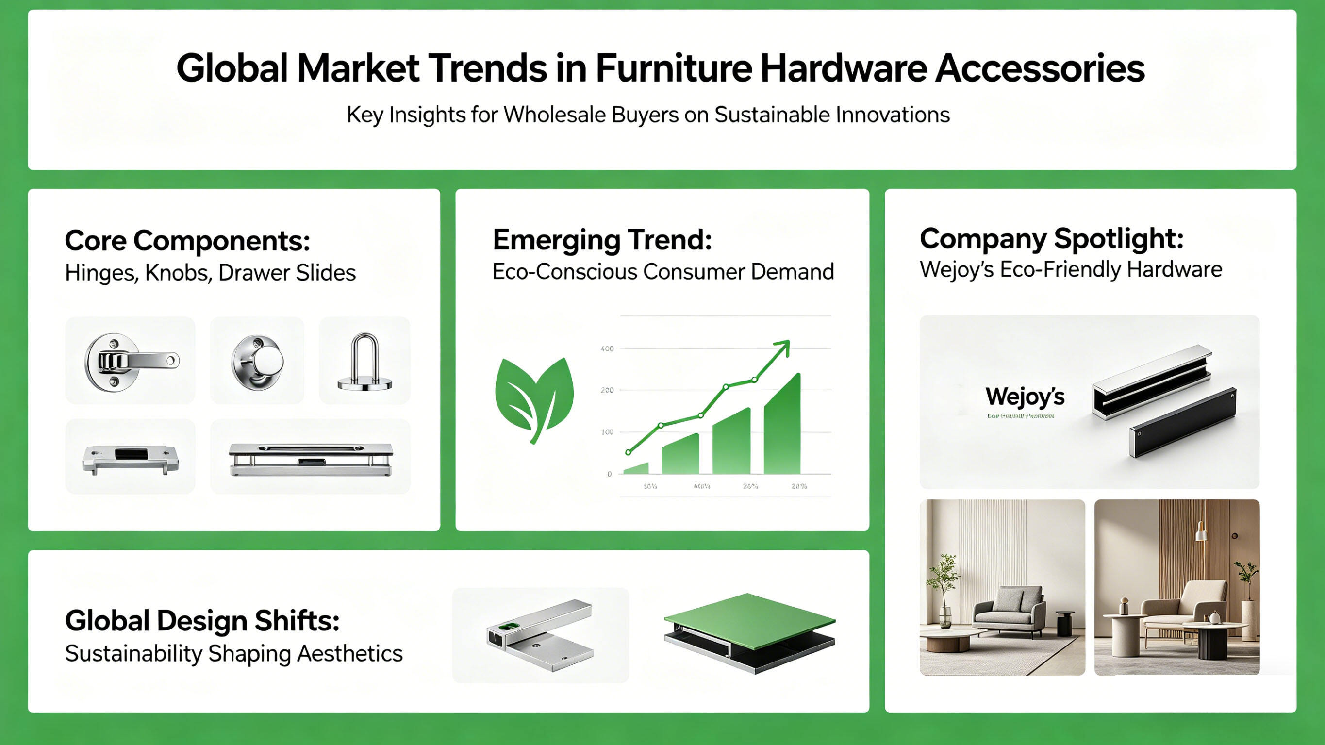 Tendințe globale pe piața accesorilor pentru mobilier