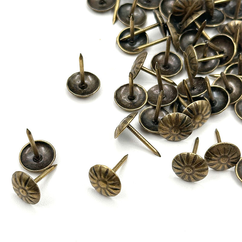 Wejoy Hardware Accessories 11*17mm Metal Iron Flower Nails for Furniture Decorative