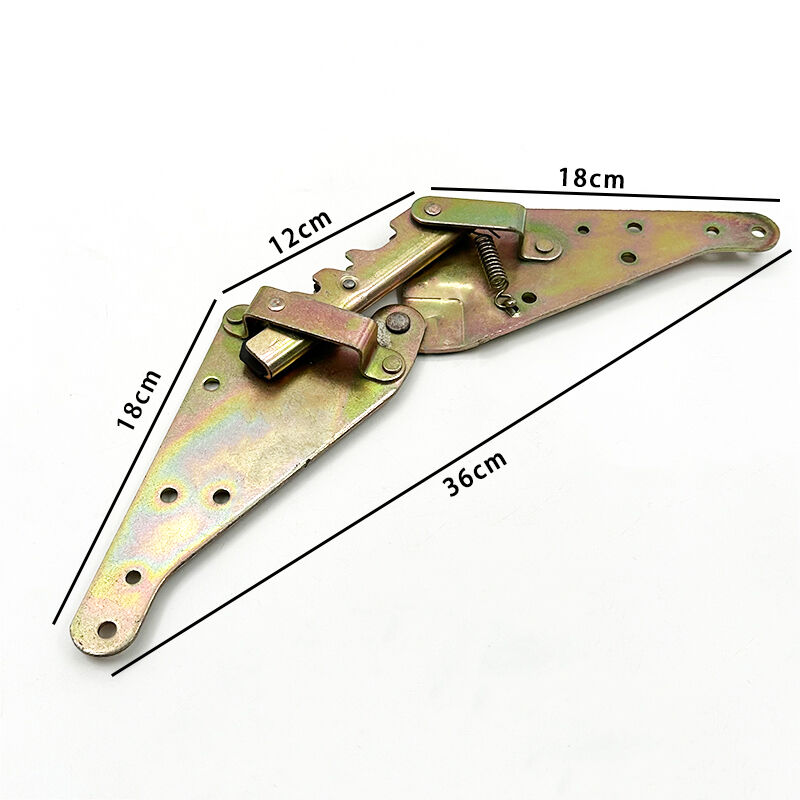 Accessoires pliants fonctionnels Wejoy, charnière réglable à revêtement zingué coloré pour canapé, mécanisme de lit-canapé à cliquet réglable, quincaillerie pliante pour lit-canapé, charnière pour meubles avec réglage angulaire sur 3 positions, destinée au dossier de fauteuil inclinable