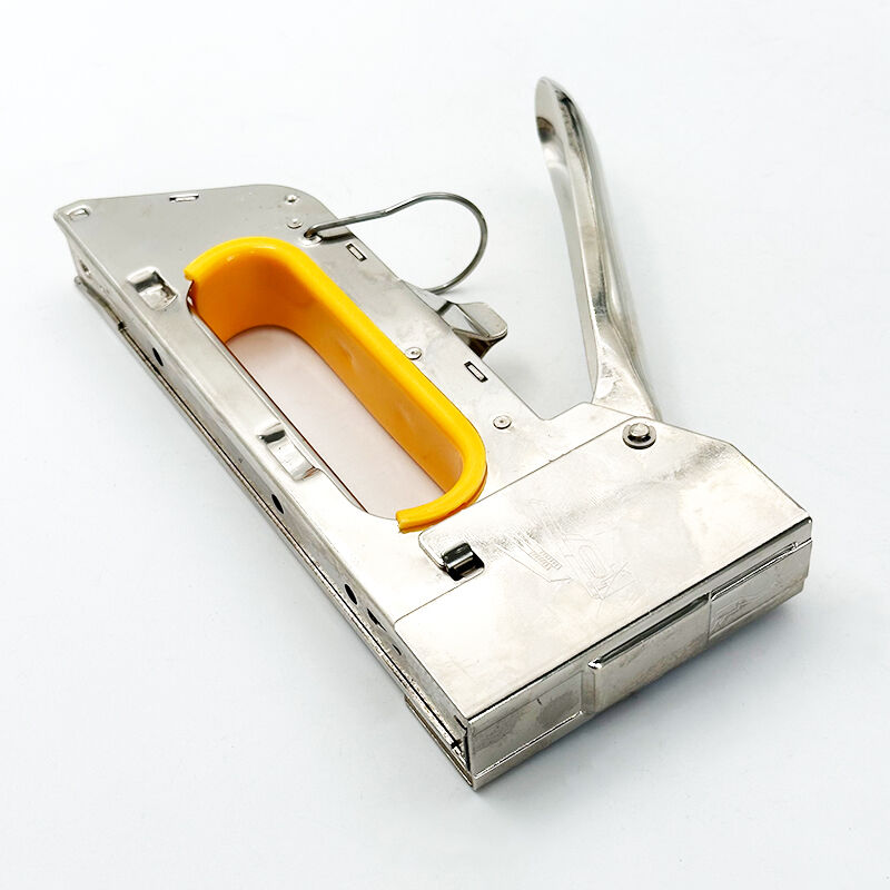 Wejoy Manual 1008F Staple Gun Heavy Duty Hand Tacker Upholstery Stapler Portable Universal Nail Machine U Shaped Nail Gun for Furniture Sofa Woodworking Door Code Nail