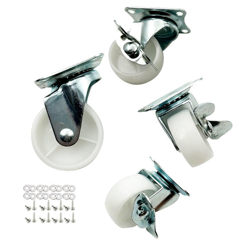 Wejoy Factory Furniture Hardware 1.5 Inch 2 Inch Plastic Iron Furniture Casters