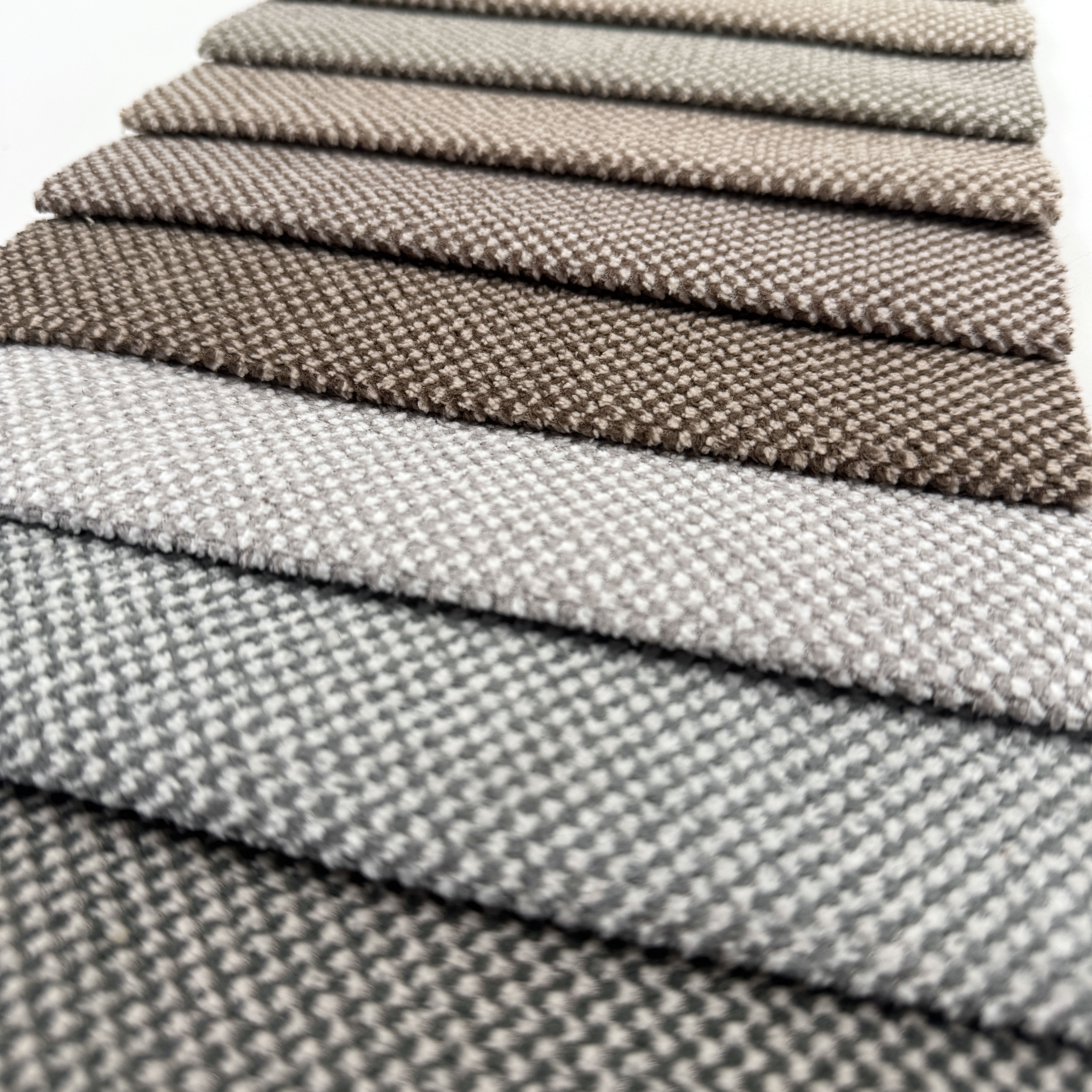 نسيج وي جوي الجديد المصمم حسب الطلب، مكوّن بالكامل من البوليستر بنسبة 100%، نسيج محبوك ومُصبغ للبيع بالجملة، مناسب لتغليف الكنب