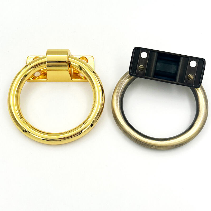 Wejoy – Nouveau design de poignée pour meubles en bronze brossé doré, poignées circulaires et boutons modernes pour meubles de cuisine et armoires.
