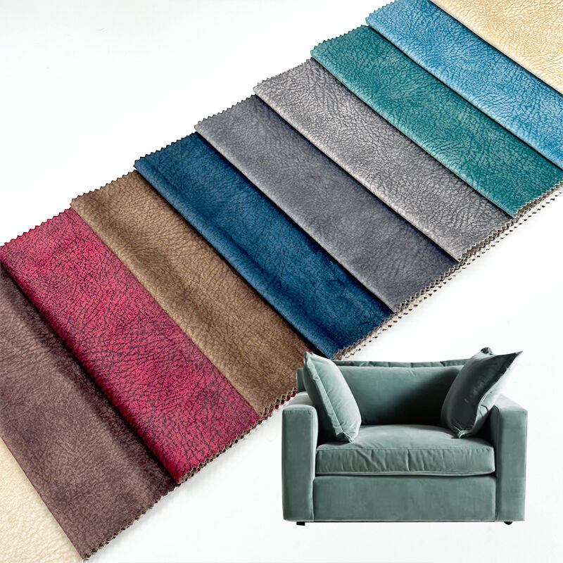 Wejoy Wholesaler Soft 380gsm 100% Polyester Printed Sofa Fabric for Couch Chair