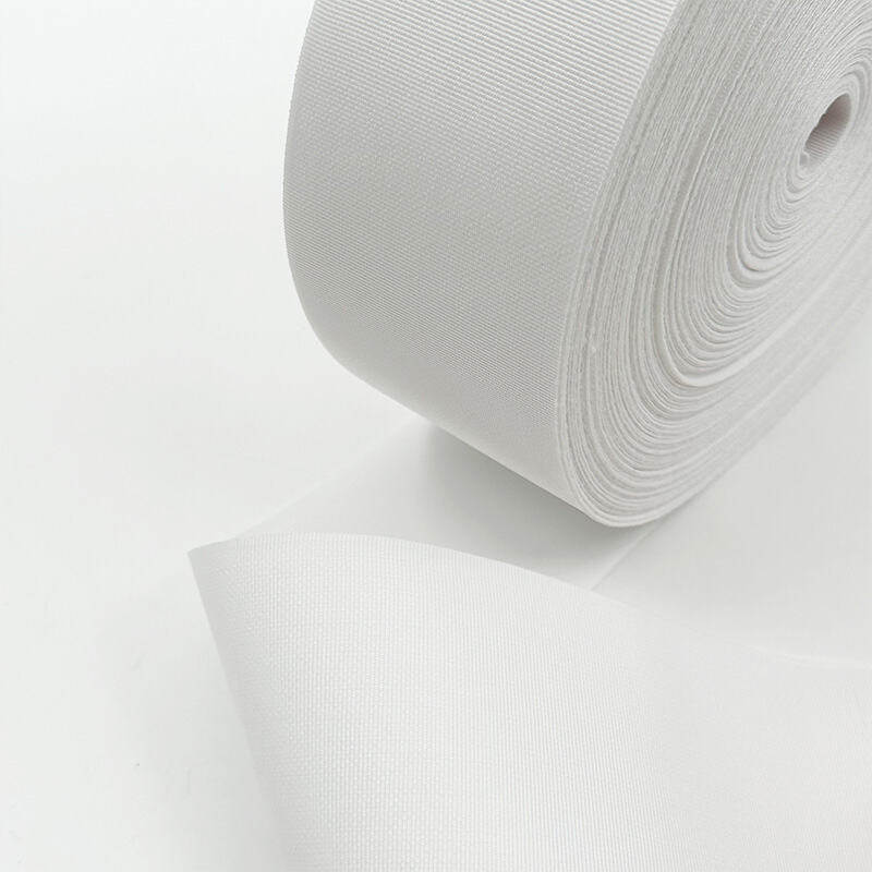 Wejoy Gardinenkopfband, 8 cm breit, weiß, aus gewebtem Polyester für gefaltete Vorhänge, Zubehör für die Vorstoffsproduktion, Großhandel