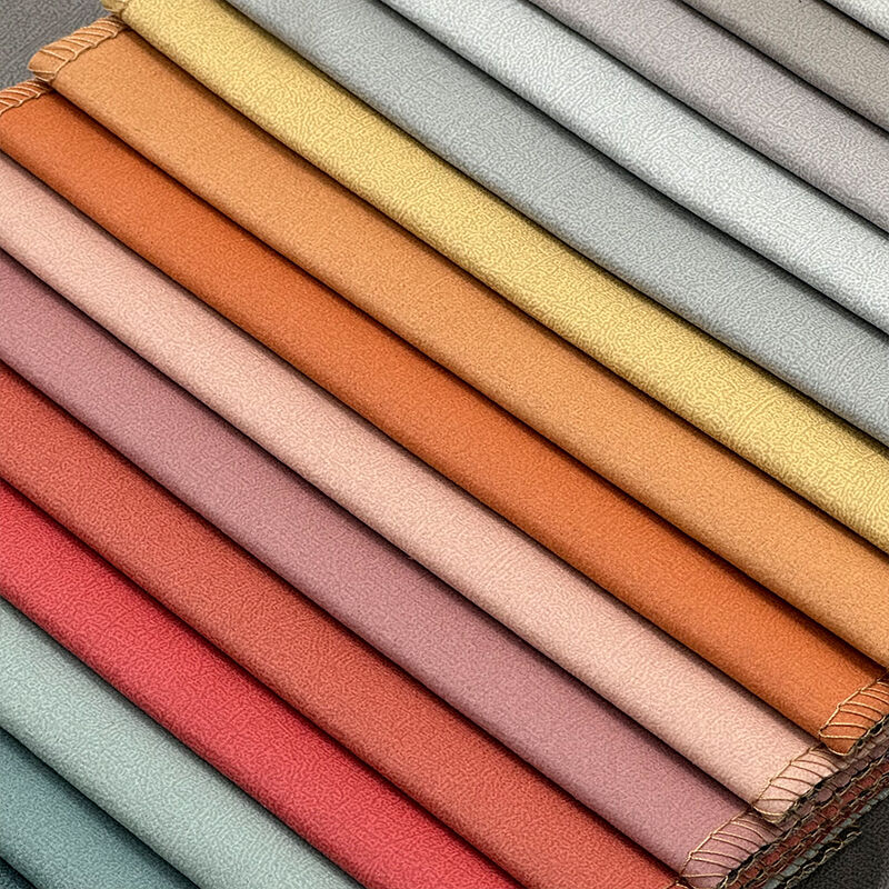 Wejoy Factory 260gsm Polyester Printed Faux Leather Fabric for Sofa Cushion