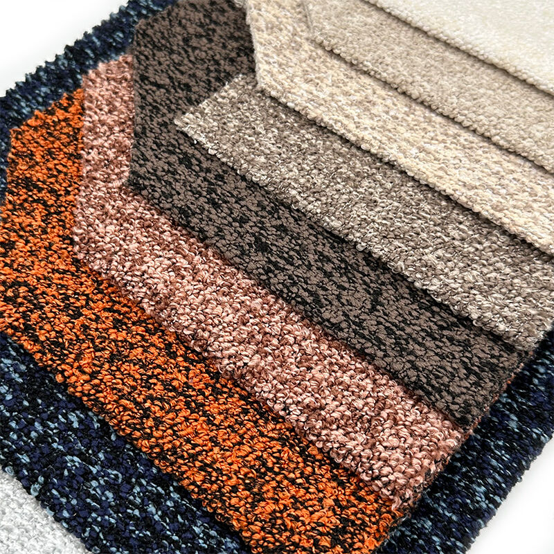 Wejoy New Waterproof 450gsm Yarn Dyed 100% Polyester Linen Fabric for Sofa Couch