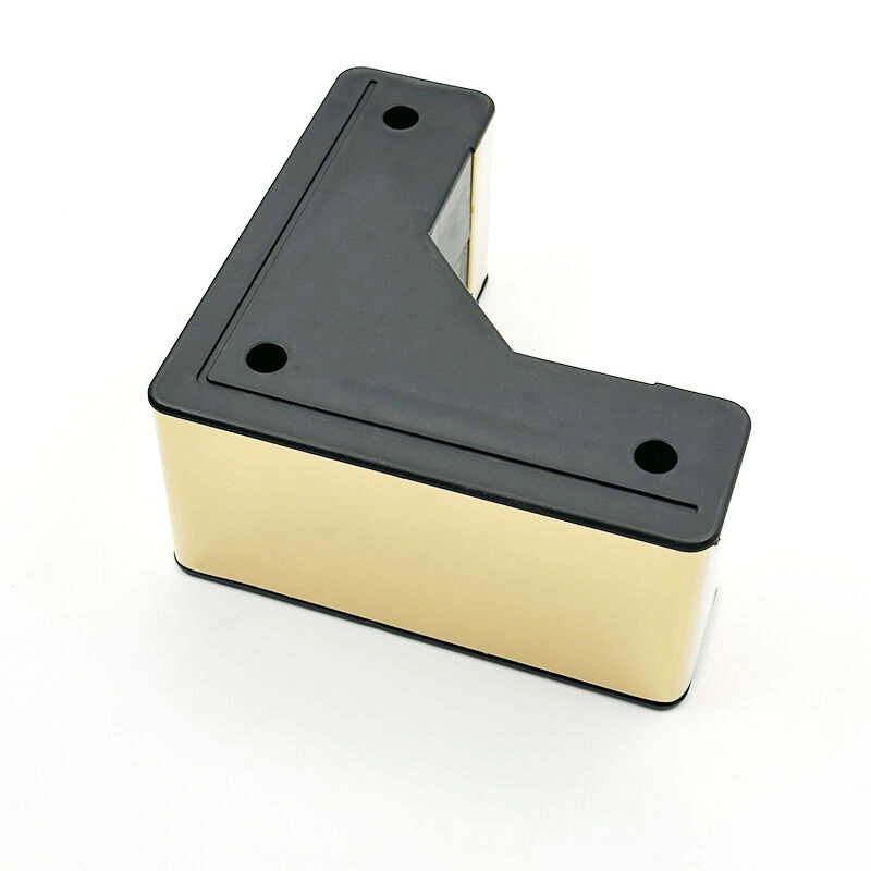 Wejoy Black Gold Silver Mirror Face 7cm Height Plastic Leg for Furniture Sofa