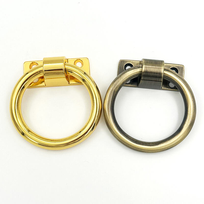 Wejoy – Nouveau design de poignée pour meubles en bronze brossé doré, poignées circulaires et boutons modernes pour meubles de cuisine et armoires.
