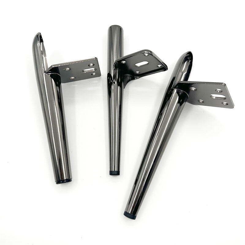 Wejoy Furniture Hardware Factory Modern Type Long Straight Tube Metal Bed Legs Cabinet Feet Sofa Leg