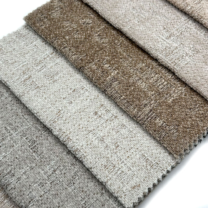 Wejoy Wholesale Factory 100% Polyester Woven Chenille Upholstery Sofas Fabric