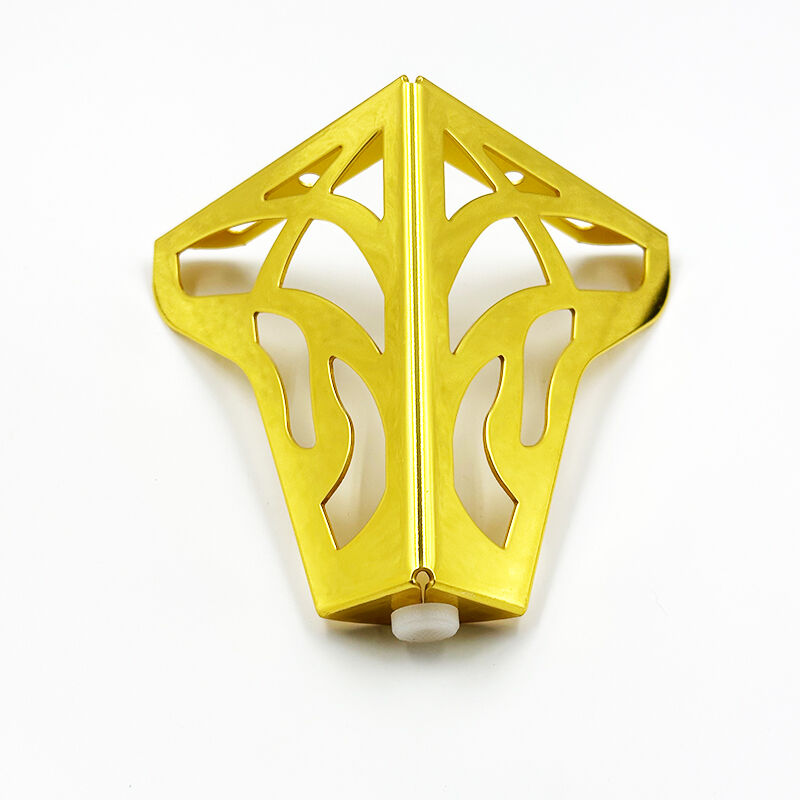 Wejoy Wholesale 13cm Height Furniture Parts Gold Polished Metal Iron Sofa Legs