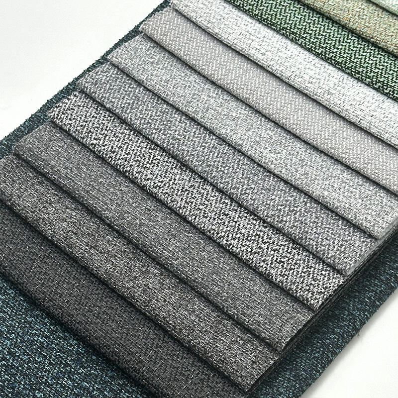 Wejoy Soft Feel 100 Polyester 290gsm-320gsm Andean Flax Faux Linen for Couch