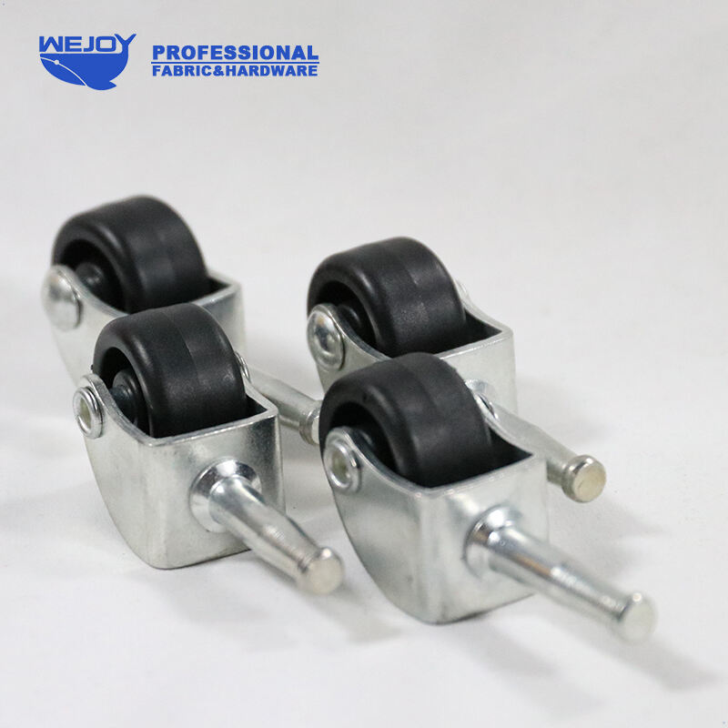 Wejoy Metal Iron pp Material 1.5 Inch 2 Inch Furniture Castors Without Brakes