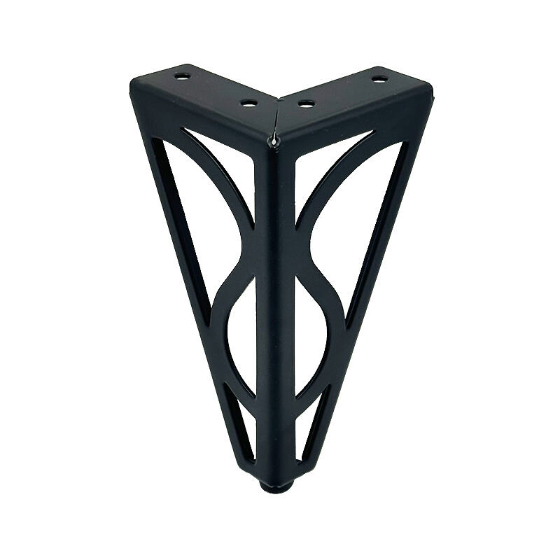 Wejoy Hollow Table Legs Sofa Hardware Accessories 150mm Metal Chrome V Shape Triangle Furniture Legs
