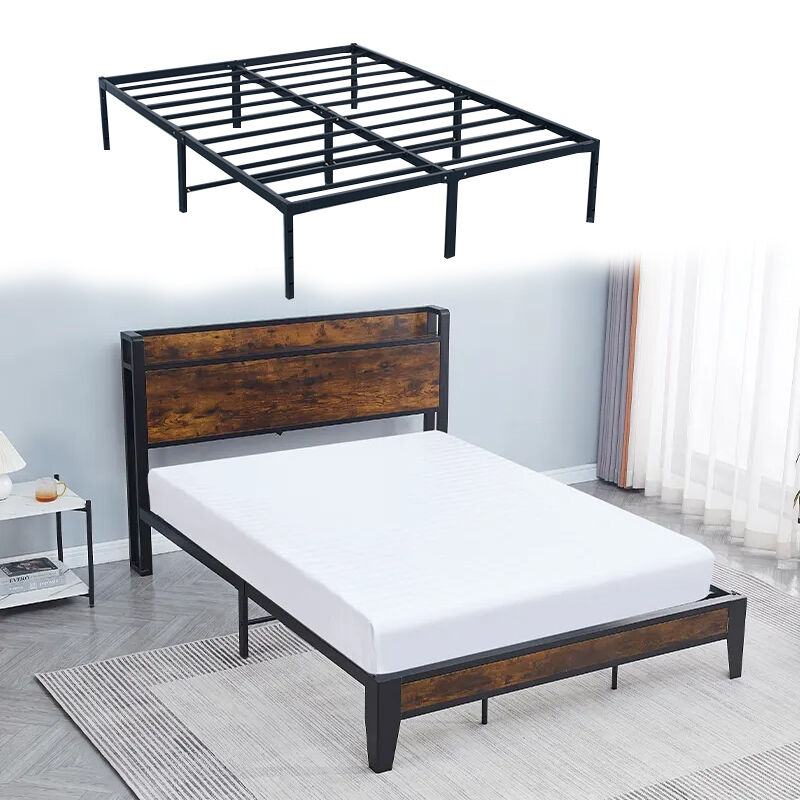 Wejoy Removable Folding Home Furniture Metal Iron Bed Frame for Apartment