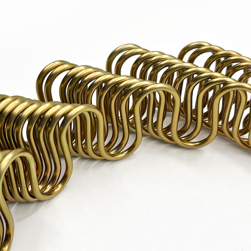 Wejoy, ressort hélicoïdal pour canapé, couleur or, 4 kg par rouleau, accessoires de quincaillerie pour canapé, rouleau de ressort zigzag robuste pour l’ameublement et la sellerie, vente en gros
