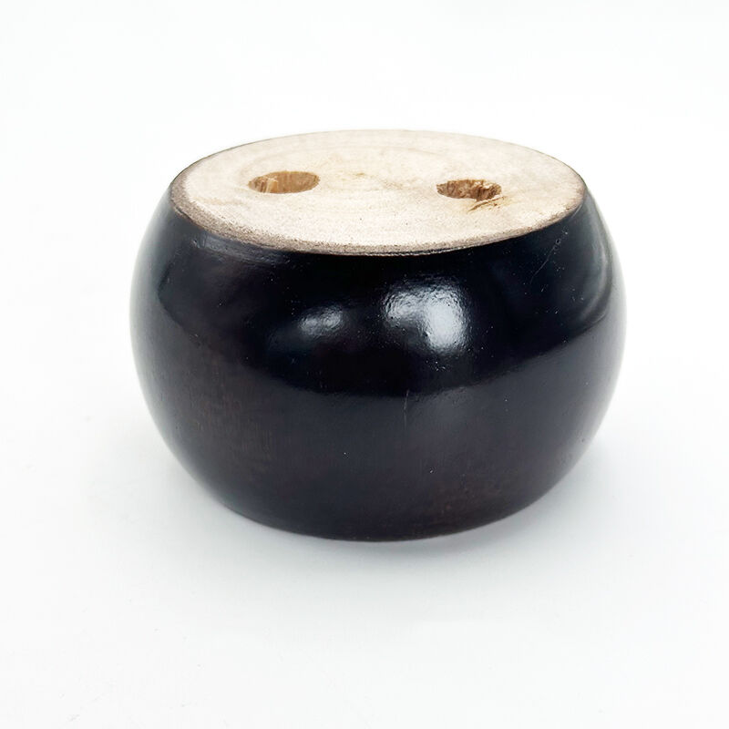 Wejoy Sofa Parts 4.5cm Height Solid Wood Supporting Legs Round Wooden Legs for Cabinet