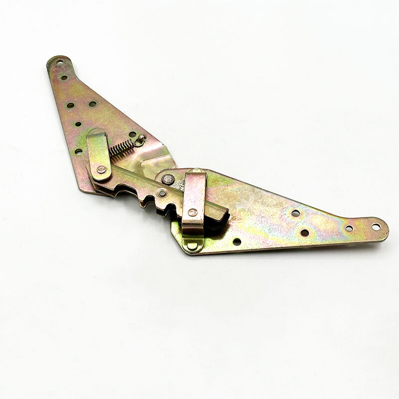 Accessoires pliants fonctionnels Wejoy, charnière réglable à revêtement zingué coloré pour canapé, mécanisme de lit-canapé à cliquet réglable, quincaillerie pliante pour lit-canapé, charnière pour meubles avec réglage angulaire sur 3 positions, destinée au dossier de fauteuil inclinable