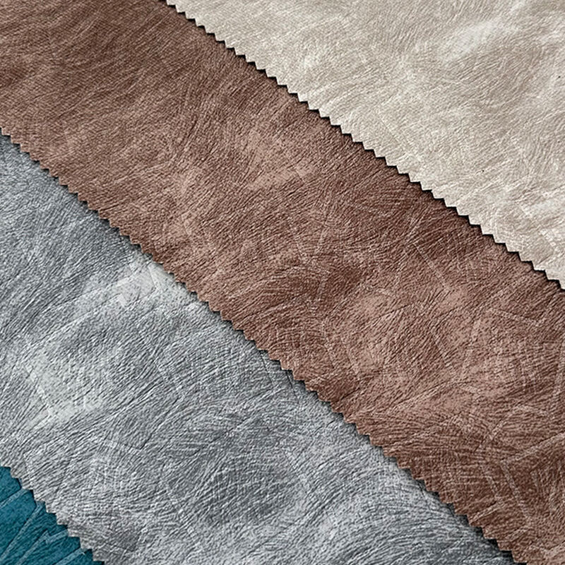 Wejoy Factory 300gsm Embossed Pattern 100% Polyester Printed Velvet Fabric