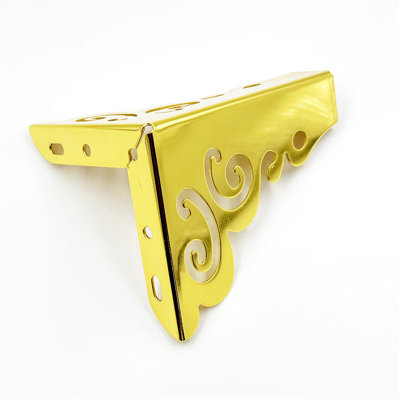 Wejoy 13 cm hoogte holle bloemvoeten, Noordse metalen meubelkastpoten