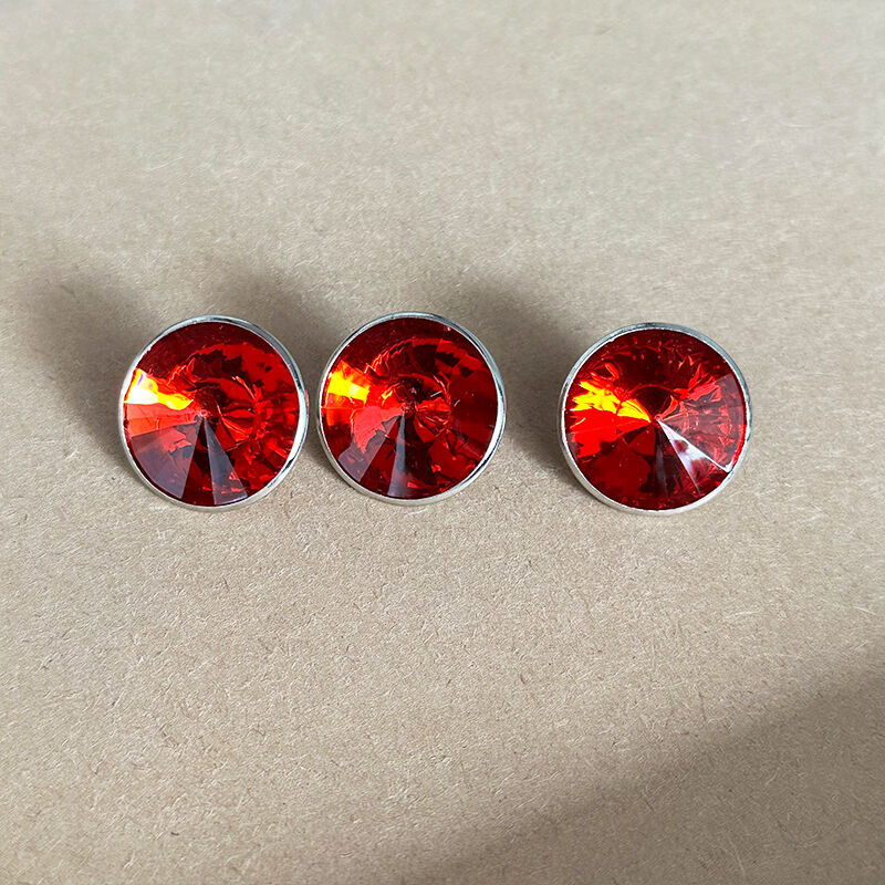 Wejoy Hardware Accessories 25mm Red Button Buckle for Furniture Decoration