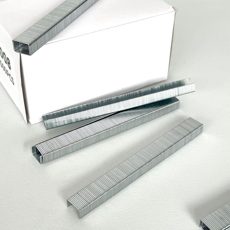 Wejoy 21 Gauge 8008 Staple 8mm Leg Length Upholstery Staples Fine Wire Crown Staple Pneumatic Staple for Sofa Furniture Wood Frame Manual Code Nail Hardware Fastener