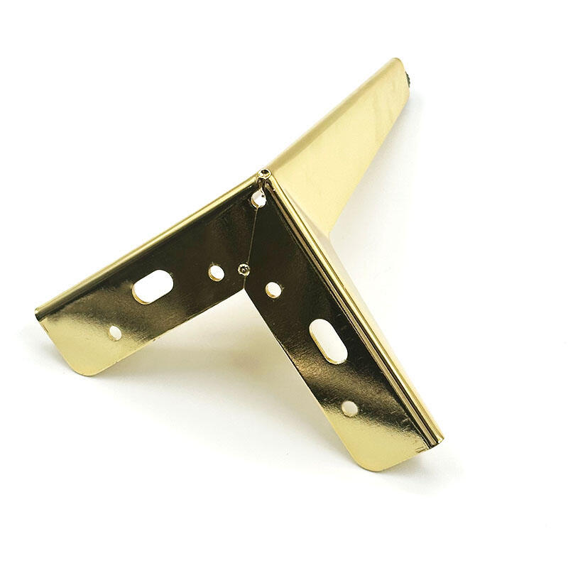 वीजॉय Y-आकार के लोहे के धातु फर्नीचर पैर, 20 सेमी सोफा पैर सहारा