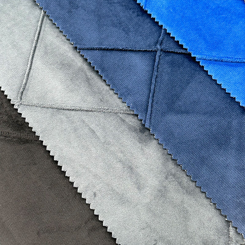 Wejoy 270gsm Polyester Jacquard Embossed Fabric Velvet Fabric for Furniture Upholstery