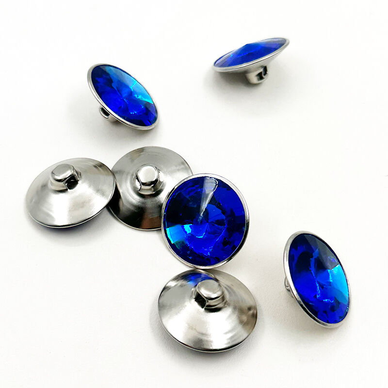 Wejoy Qualitäts-Saphir-Kristall-Diamant-Rundknopf für Möbel-Polsterung