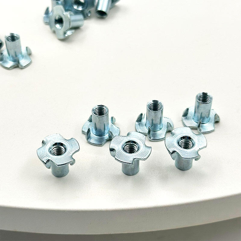 Wejoy High Quantity Galvanized Four Claw Nuts T-Slot Four-Jaw Nut Four Reverse Hook T-Nut
